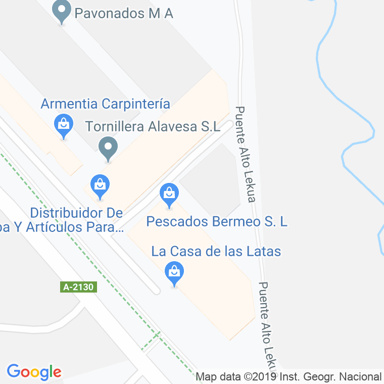 Código Postal calle Aramburu, Los en Vitoria-Gasteiz
