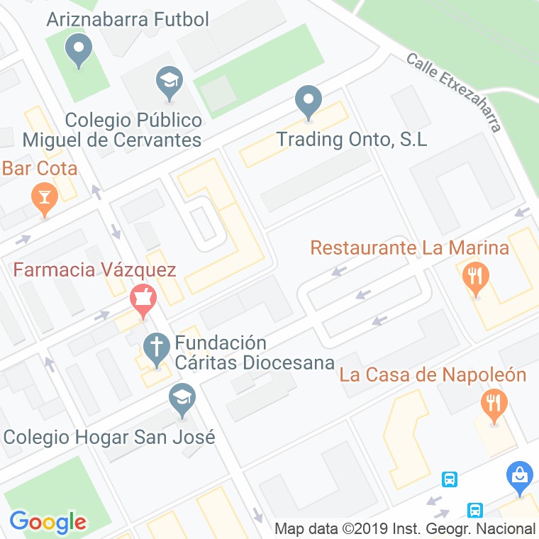 Código Postal calle Castillo San Adrian en Vitoria-Gasteiz