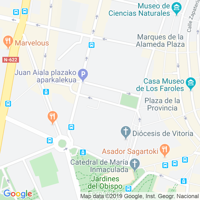 Código Postal calle Jose Landazuri en Vitoria-Gasteiz