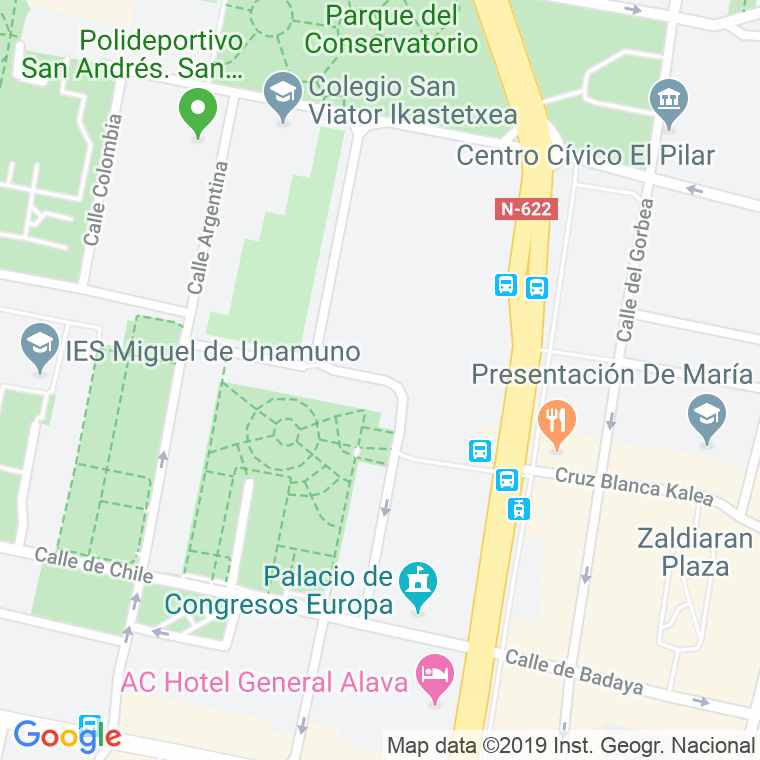 Código Postal calle Bolivia en Vitoria-Gasteiz