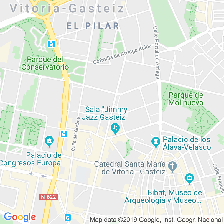 Código Postal calle Domingo Beltran De Otalora en Vitoria-Gasteiz