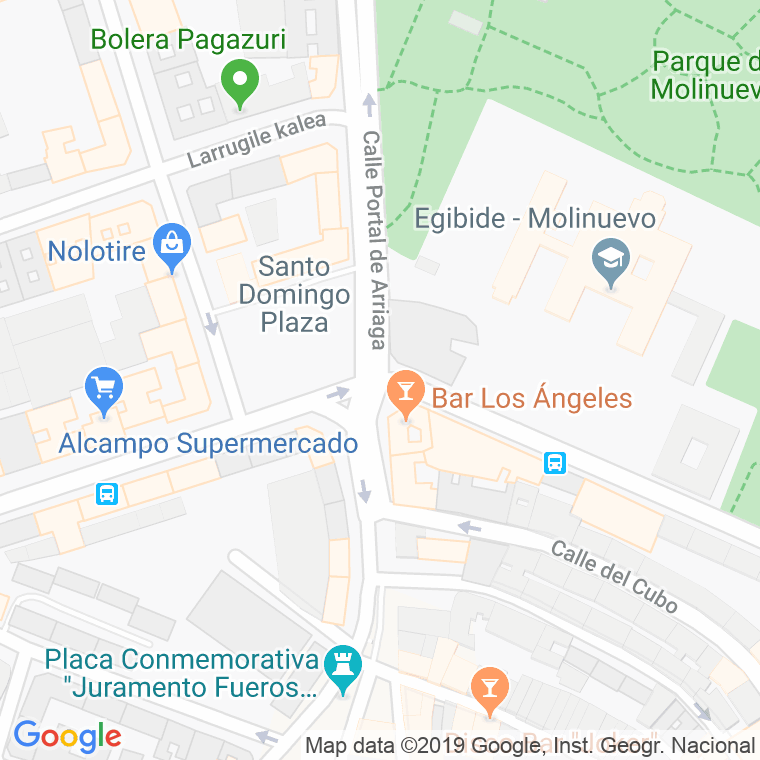 Código Postal calle Santo Domingo, plaza (Impares Del 1 Al Final)  (Pares Del 2 Al Final) en Vitoria-Gasteiz