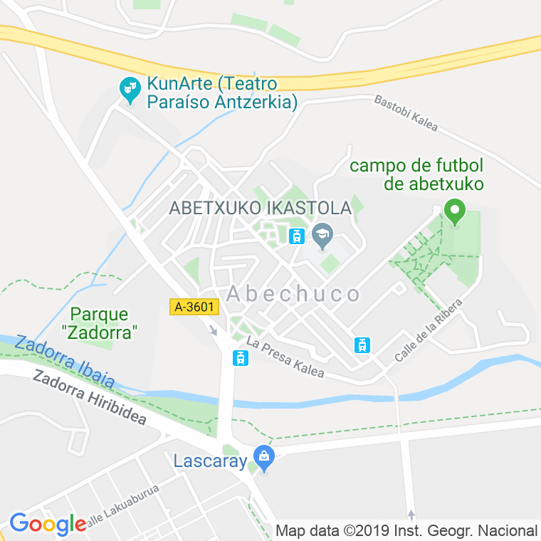 Código Postal calle Abetxuco en Vitoria-Gasteiz