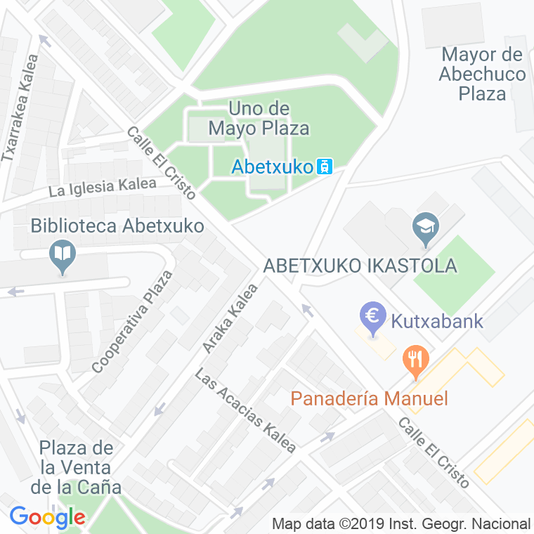 Código Postal calle Araka en Vitoria-Gasteiz