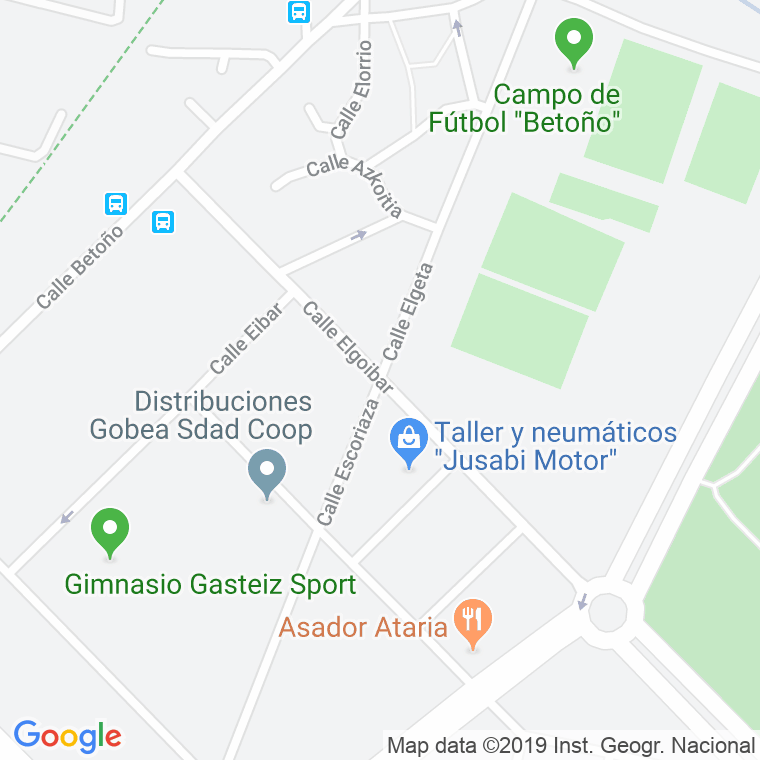 Código Postal calle Elgoibar en Vitoria-Gasteiz