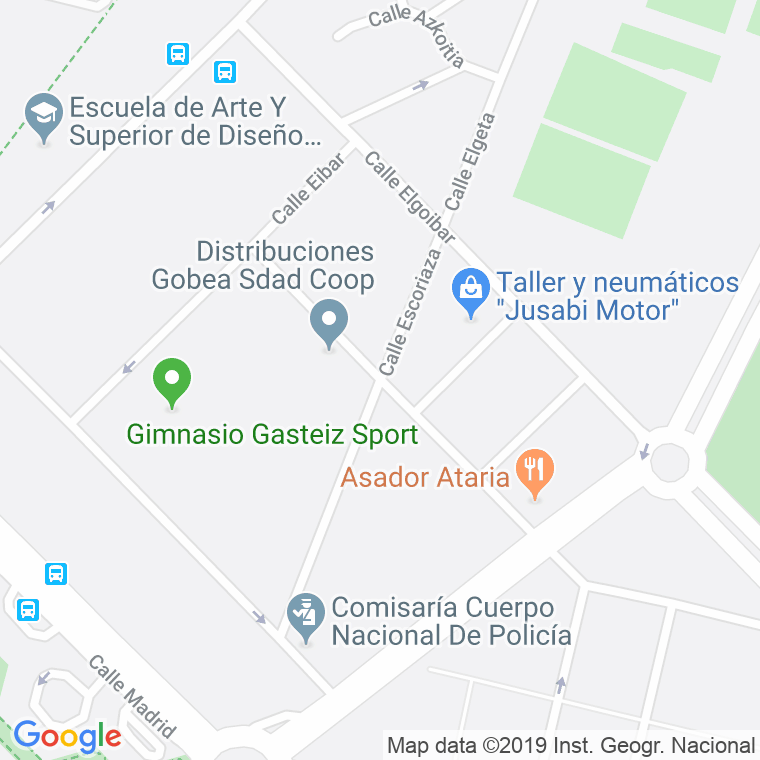 Código Postal calle Mondragon en Vitoria-Gasteiz