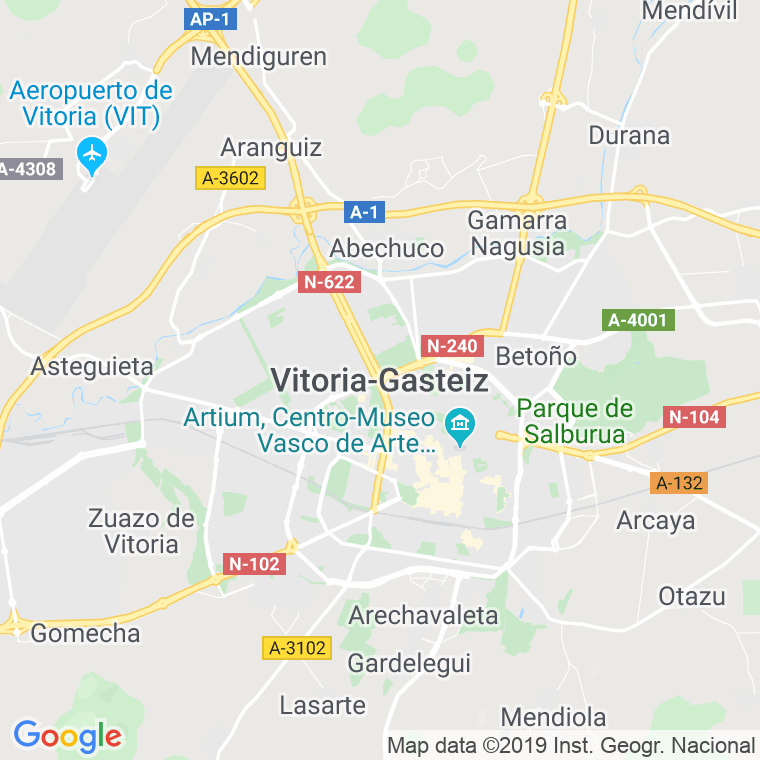 Código Postal calle Codigo Postal Para Apartados Particulares Y Lista en Vitoria-Gasteiz