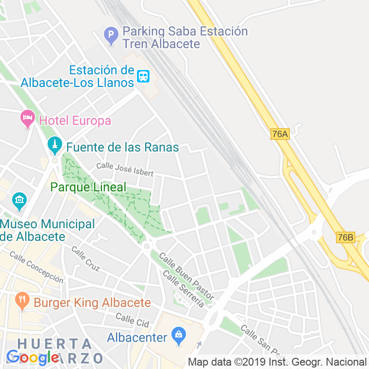 Código Postal calle Federico Garcia Lorca   (Impares Del 1 Al 23)  (Pares Del 2 Al 28) en Albacete