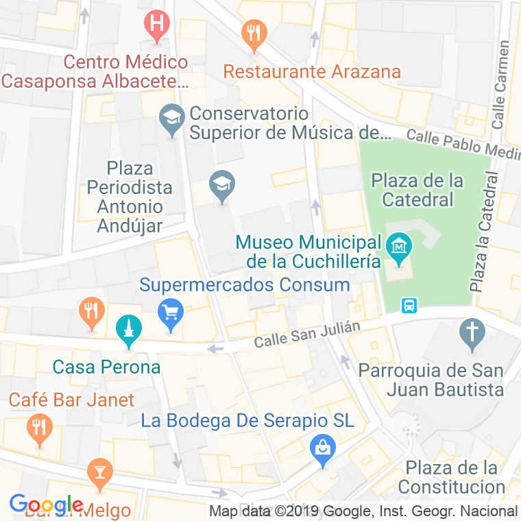 Código Postal calle Asuncion en Albacete