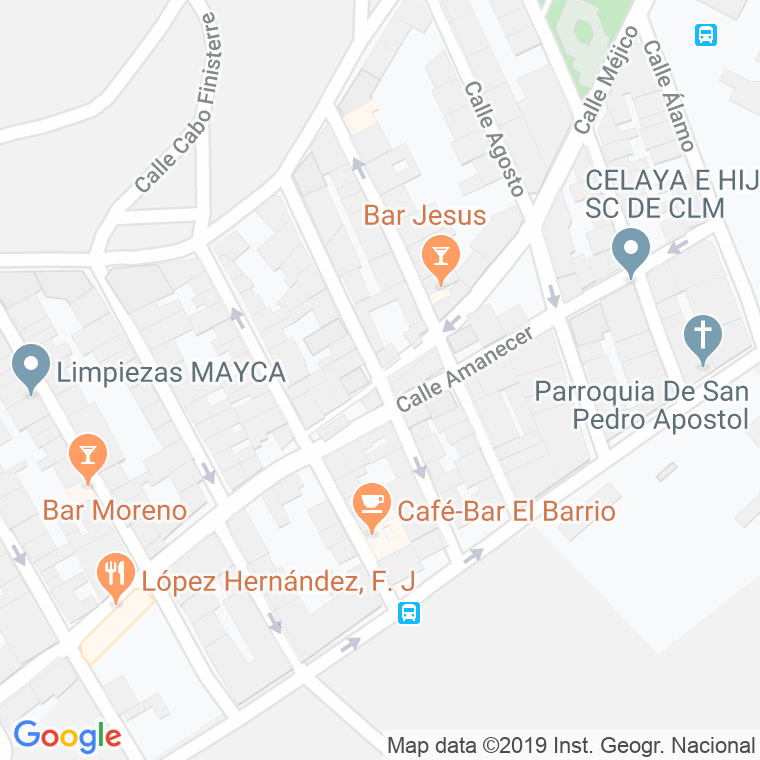 Código Postal calle Acantilado en Albacete