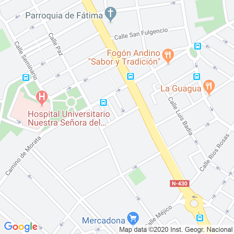 Código Postal calle Doctor Barraquer en Albacete