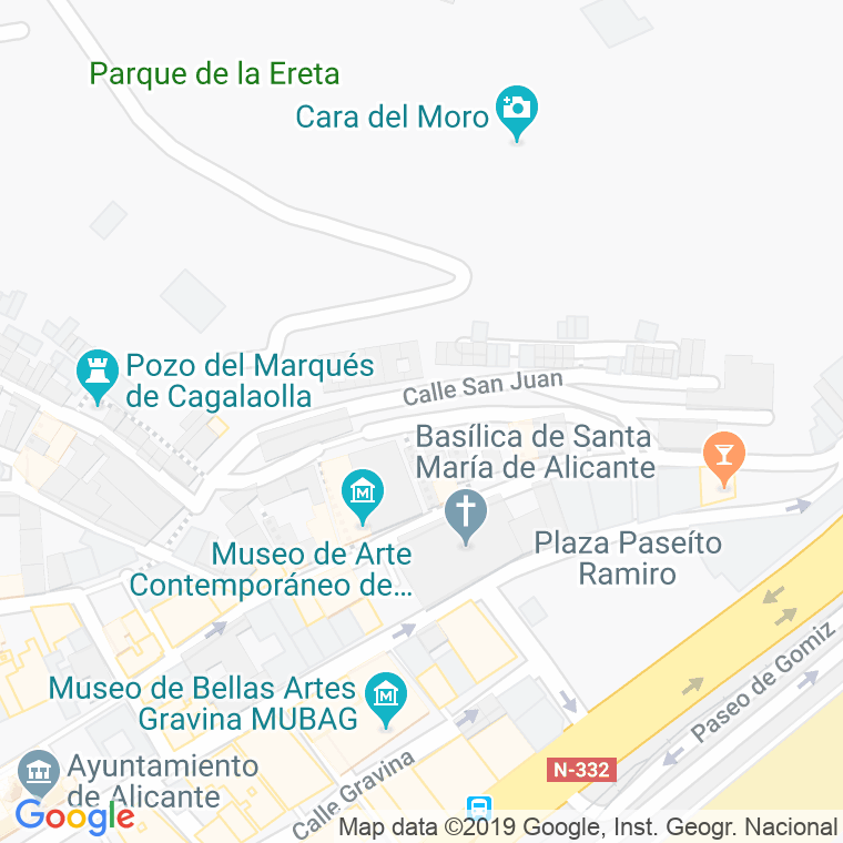 Código Postal calle Balseta en Alacant/Alicante