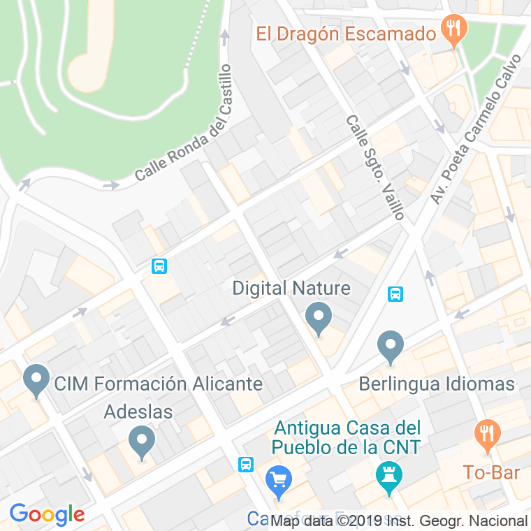Código Postal calle Maestro Gaztambide en Alacant/Alicante
