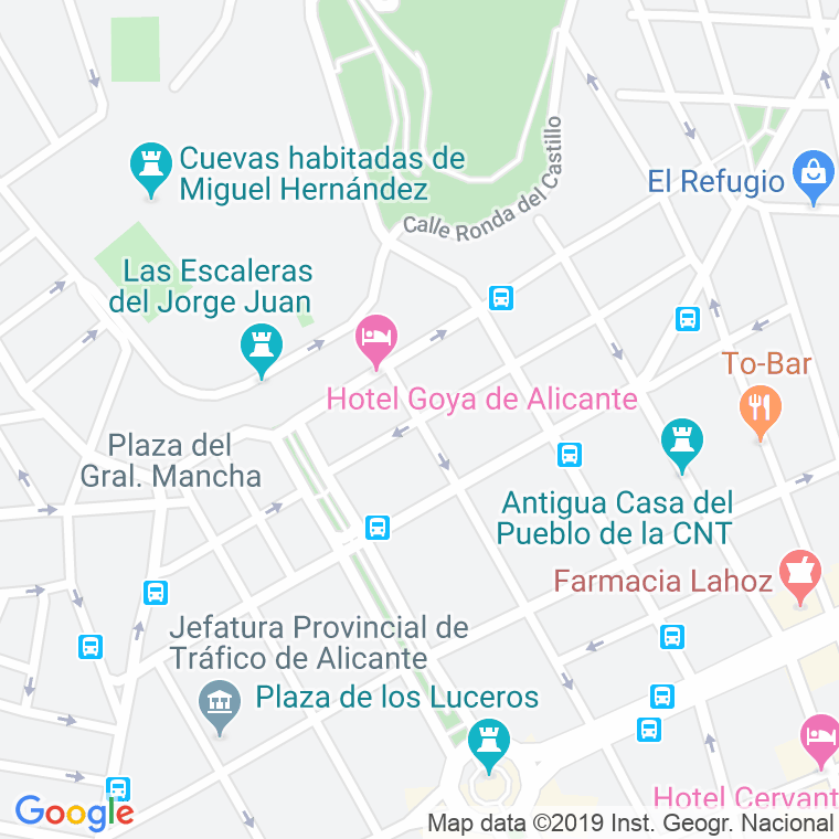 Código Postal calle Maestro Marquez   (Impares Del 1 Al 61)  (Pares Del 2 Al 78) en Alacant/Alicante