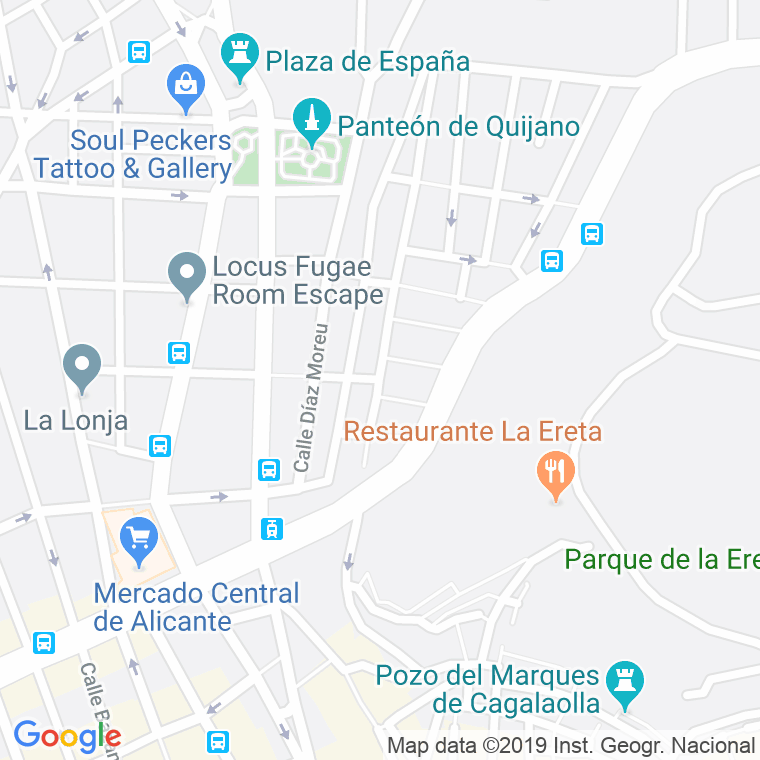 Código Postal calle Trafalgar en Alacant/Alicante
