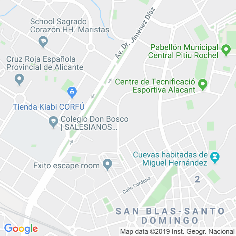 Código Postal calle Ciudad Real en Alacant/Alicante