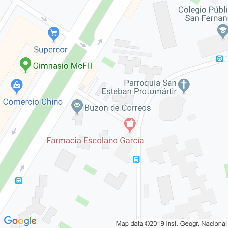 Código Postal calle Miraflor en Alacant/Alicante