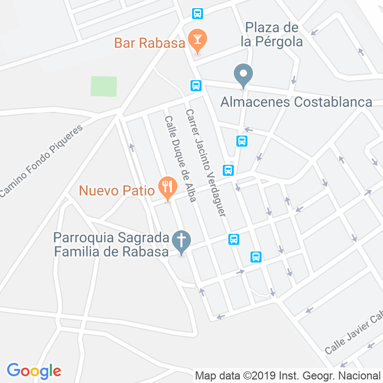 Código Postal calle Duque De Alba en Alacant/Alicante
