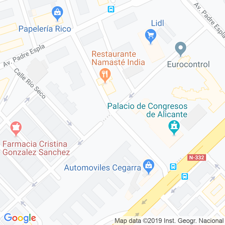 Código Postal calle Doctor Sanchez San Julian en Alacant/Alicante