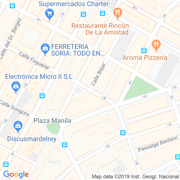 Código Postal calle Fidel Pastor Carrillo en Alacant/Alicante