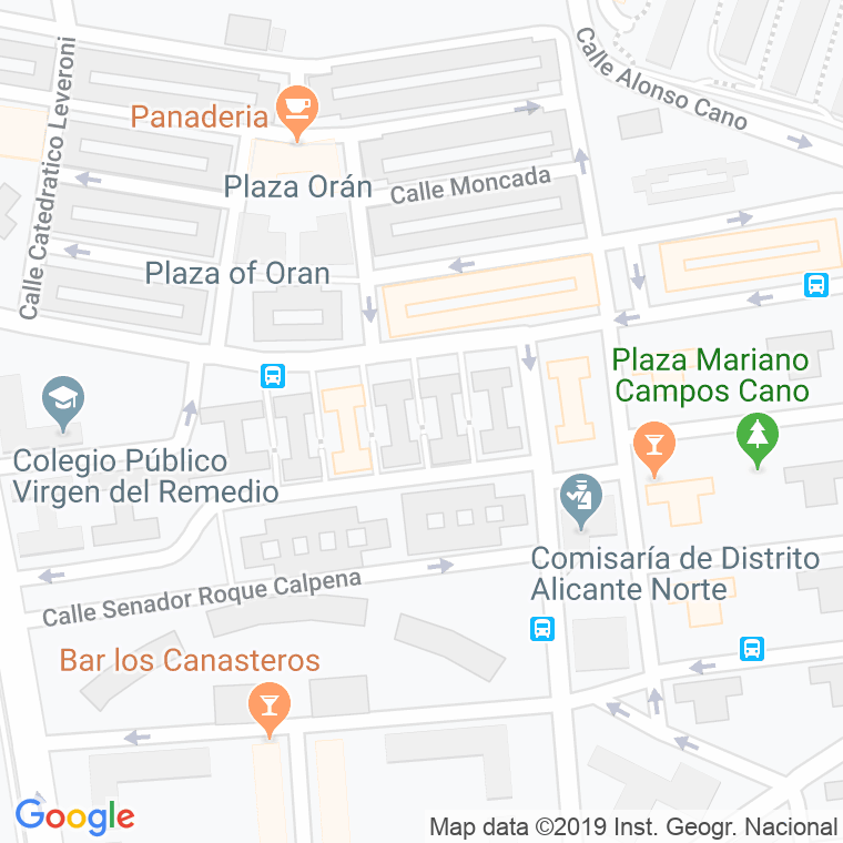 Código Postal calle Artesania, pasaje en Alacant/Alicante