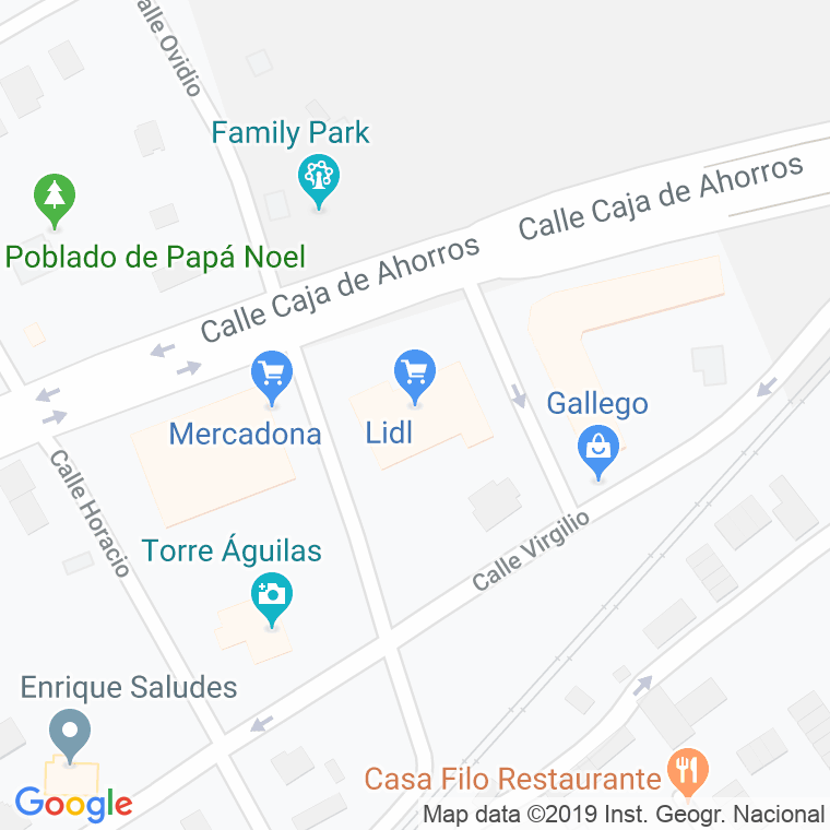 Código Postal calle Caja De Ahorros, avenida en Alacant/Alicante