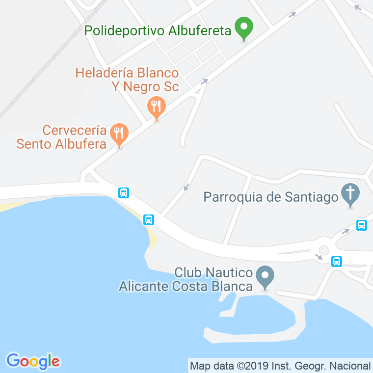 Código Postal calle Dafne en Alacant/Alicante