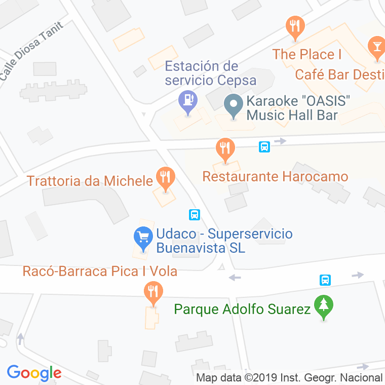 Código Postal calle Nasa, La en Alacant/Alicante