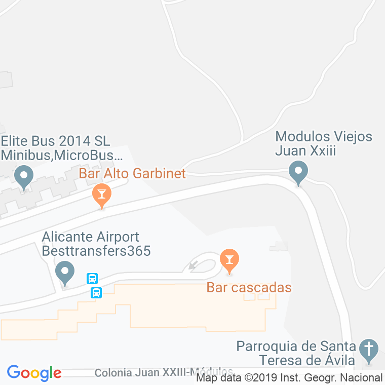 Código Postal calle Pintor Pedro Camacho en Alacant/Alicante