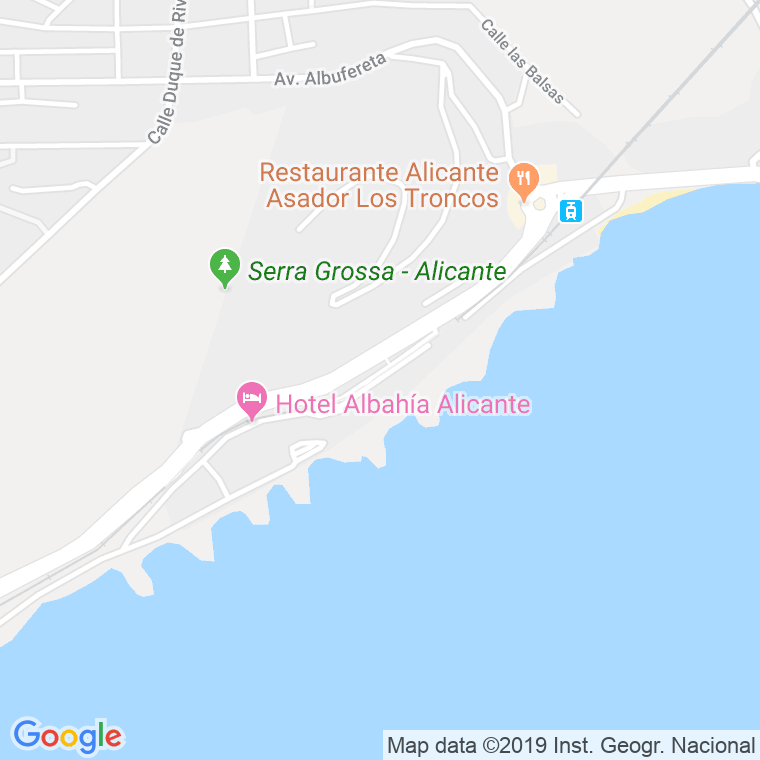 Código Postal calle Sol Naciente en Alacant/Alicante