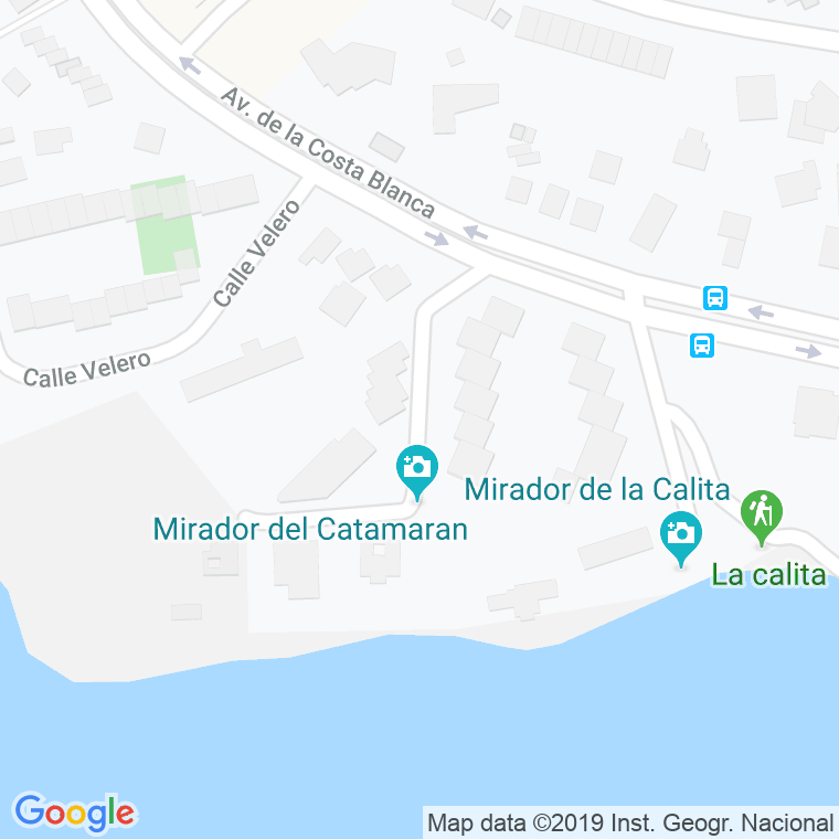 Código Postal calle Catamaran en Alacant/Alicante