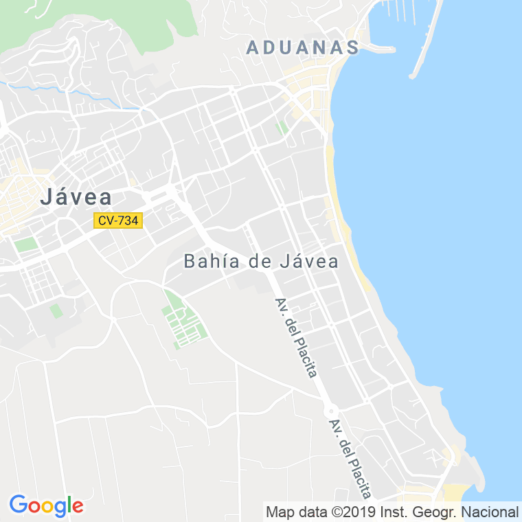 Código Postal de Bahia De Javea en Alicante