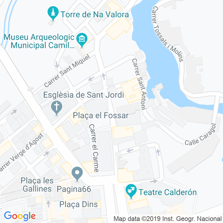 Código Postal calle Pintor Casanova Major en Alcoi/Alcoy