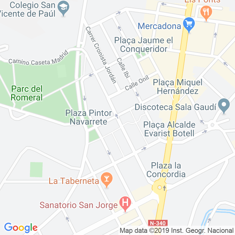 Código Postal calle Murillo en Alcoi/Alcoy