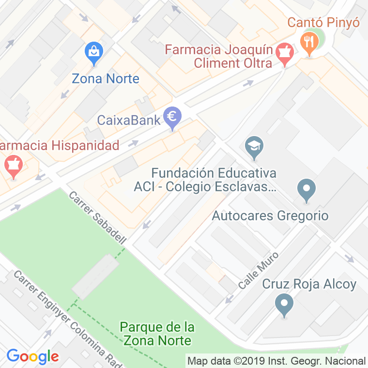 Código Postal calle Ferran El Catolic en Alcoi/Alcoy