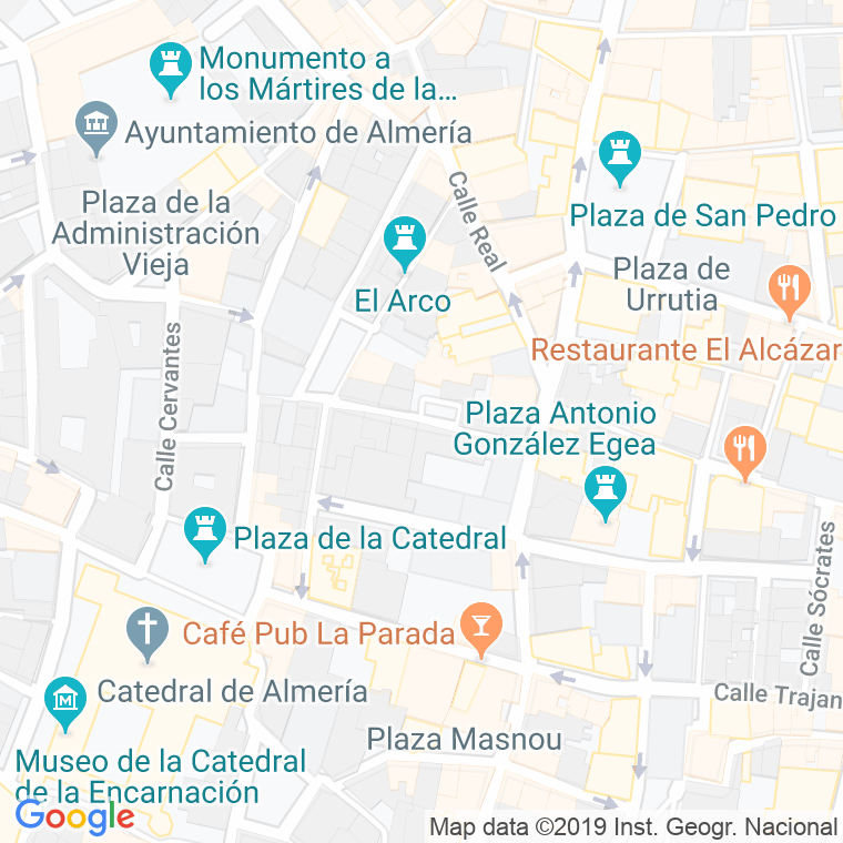 Código Postal calle Campomanes, plaza en Almería