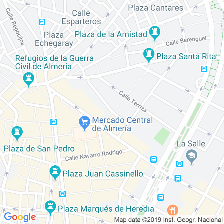 Código Postal calle Gonzalez Garbin en Almería
