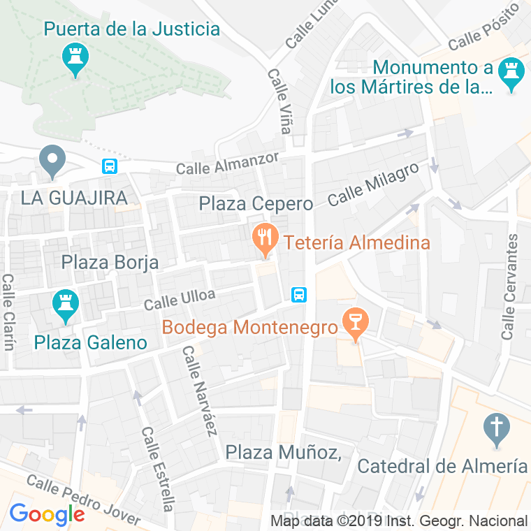 Código Postal calle Almedina en Almería