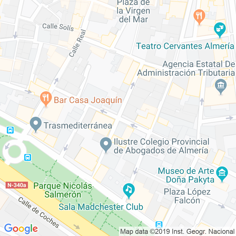 Código Postal calle Alvarez De Castro   (Impares Del 17 Al Final)  (Pares Del 20 Al Final) en Almería