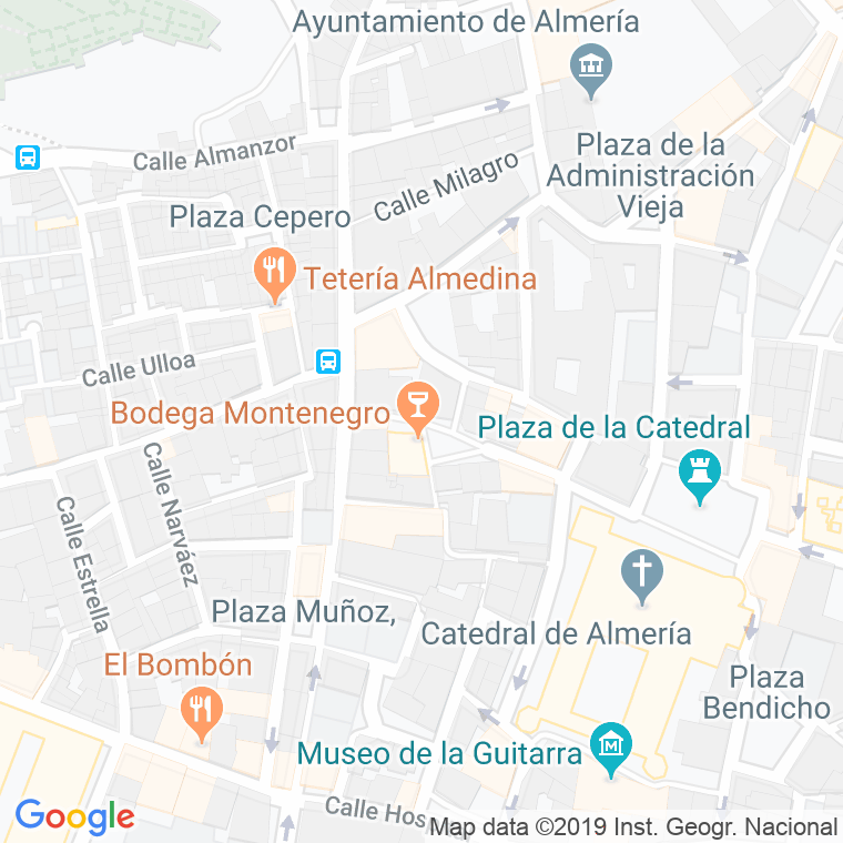 Código Postal calle Bailen en Almería