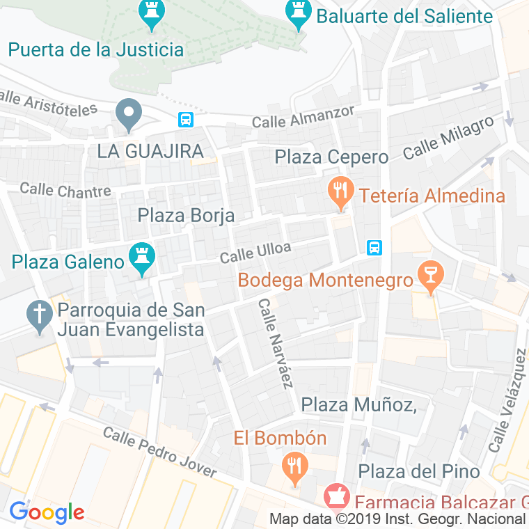 Código Postal calle Ciceron en Almería
