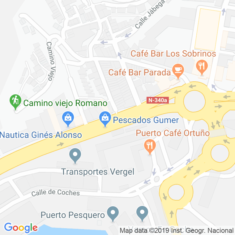 Código Postal calle Colomer, cuesta en Almería