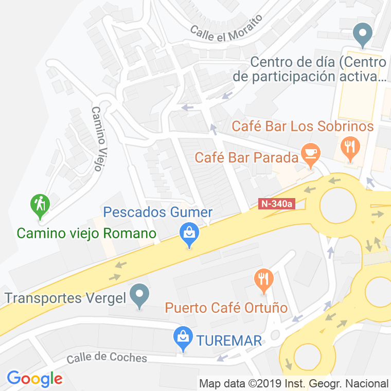 Código Postal calle Cuesta Colomer en Almería
