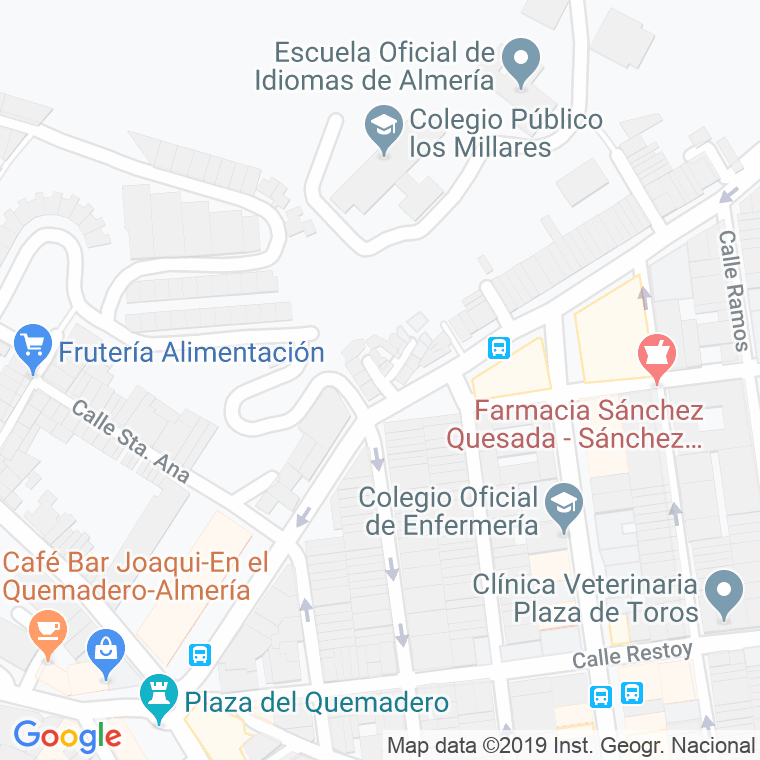 Código Postal calle Cerro en Almería