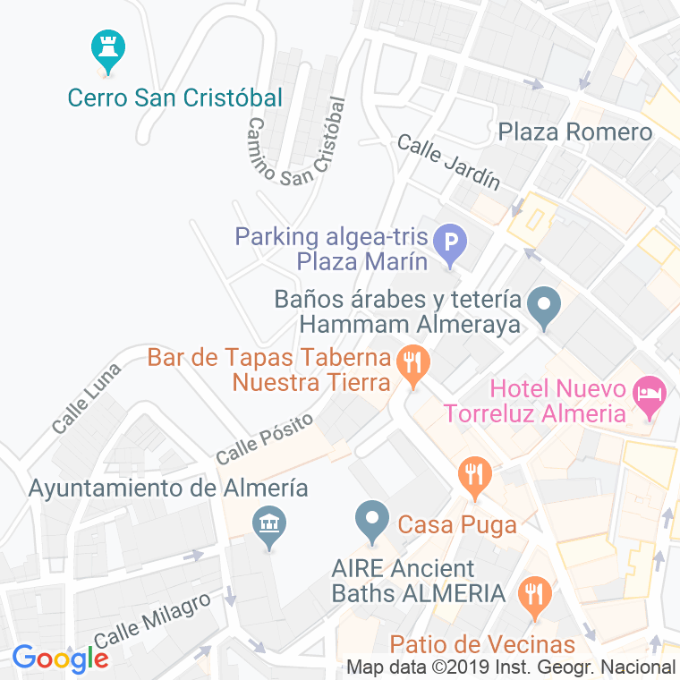Código Postal calle Goya en Almería