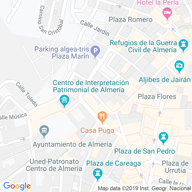 Código Postal calle Lectoral Sirvent en Almería