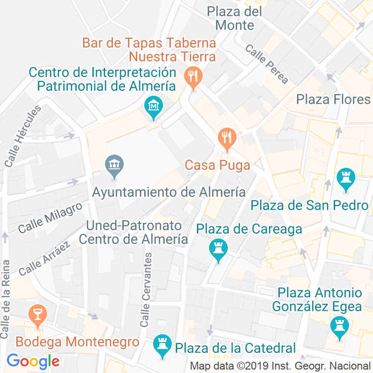 Código Postal calle Mariana en Almería