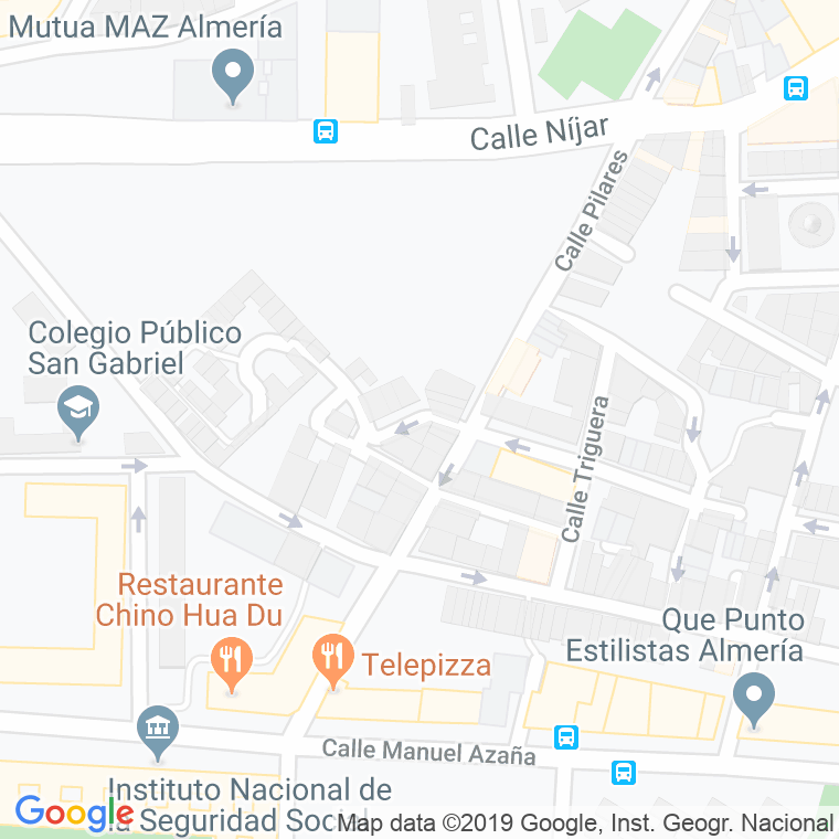 Código Postal calle Diezmo, travesia en Almería