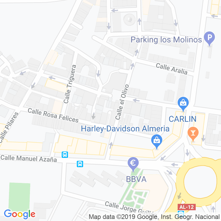 Código Postal calle Magnolia en Almería