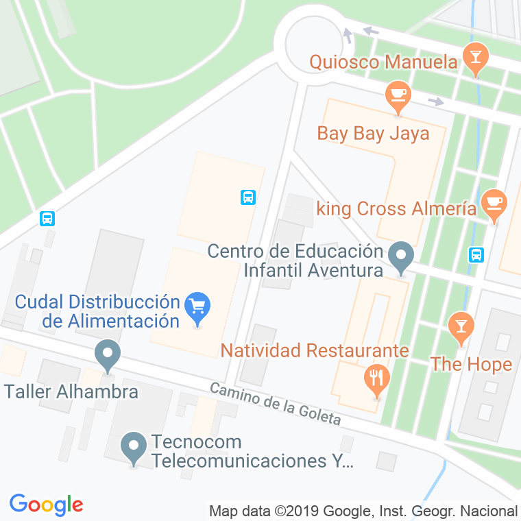 Código Postal calle Arbol Del Caucho en Almería